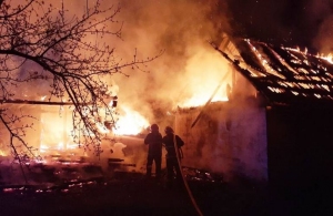 На Житомирщині п'яний селянин підпалив два будинки