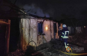 Під час пожежі в приватному будинку під Житомиром загинув чоловік
