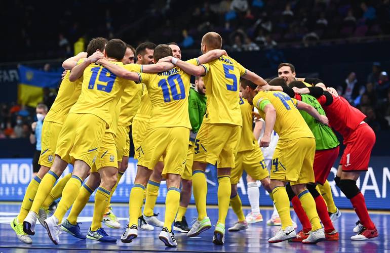Україна вперше за 17 років вийшла у півфінал Євро з футзалу