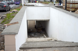 Міськрада показала, як в Житомирі ремонтують єдиний підземний перехід. ФОТО
