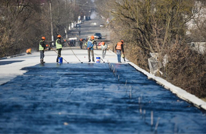Міністр Омелян оглянув хід реконструкції мосту в Радомишлі та об'їзної в Житомирі. ФОТО