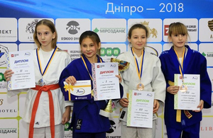 Юні житомирянки привезли медалі з Всеукраїнського турніру з дзюдо