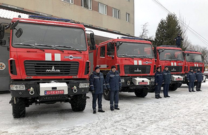 Житомирські рятувальники отримали нові пожежні автомобілі. ФОТО