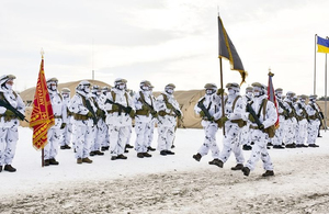 «Іду на ви»: Президент вручив Бердичівському спецназу нову символіку. ФОТО