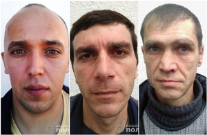 Поліція розшукує трьох в'язнів, що втекли з бердичівської колонії в 2017-2018 роках. ФОТО