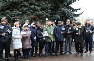 У Житомирі пройшла акція на підтримку полонених українських моряків