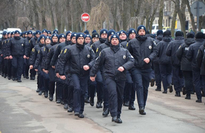 У Житомирі 160 поліцейських дали присягу на вірність українському народові. ФОТО