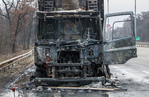 У передмісті Житомира згоріла вантажівка «Нової пошти» з посилками - ЗМІ