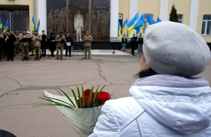 Житомир вшанував пам'ять добровольців, полеглих за Україну. ФОТОРЕПОРТАЖ