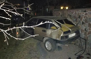 У Житомирі зіткнулися два автомобіля, один з них на смерть збив пішохода. ФОТО