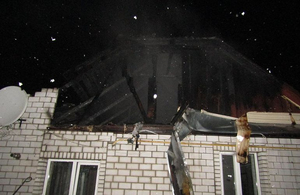 Вогняні ревнощі: на Житомирщині хлопець підпалив будинок своєї колишньої
