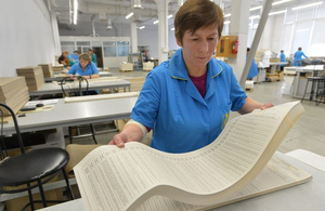Фабрика на Житомирщині виготовила понад 400 тонн паперу для виборчих бюлетенів