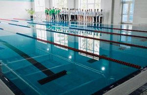У райцентрі Житомирської області відкрили новий басейн довжиною в 50 метрів. ФОТО