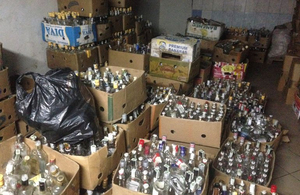 На Житомирщині продавали фальсифікатний алкоголь, вироблений в підпільному цеху в Рівному