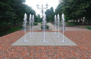 У Житомирі почали будівництво світло-музичного фонтану. ФОТО