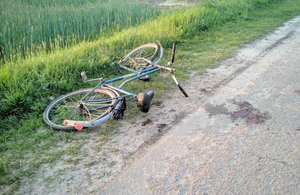 На Житомирщині сталася смертельна ДТП з велосипедистом, винуватець аварії втік