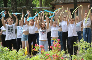 Житомирський «Супутник» відкрив першу зміну: табір цього літа прийме понад 1000 дітей. ФОТО