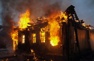 У Житомирській області під час пожежі в своєму будинку загинув 79-річний пенсіонер. ФОТО