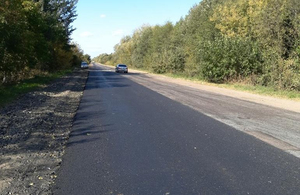 На трасі Житомир-Черняхів відремонтували невеличку ділянку дороги, продовження - у 2020 році