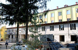 Реконструкцію онкодиспансеру у Житомирі планують закінчити до кінця року. ФОТО