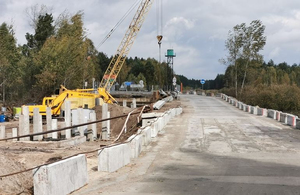 У Житомирській області на кордоні з Білоруссю будують новий автомобільний міст