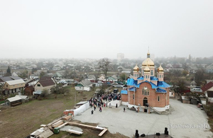Предстоятель ПЦУ освятив у Житомирській області новозбудований храм. ФОТО