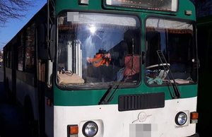 У Житомирі на ходу загорівся тролейбус з пасажирами в салоні