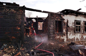 Пожежі у Житомирській області: в палаючих будинках загинули три людини