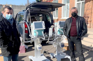 Житомирська лікарня отримала від благодійників два апарати штучної вентиляції легенів. ФОТО
