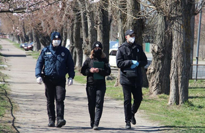 В містах Житомирської області, де найбільше випадків COVID-19, посилили патрулювання вулиць