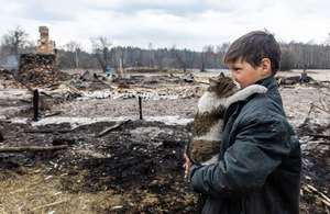 Волонтери зібрали півмільйона гривень для сімей, що постраждали від пожеж на Житомирщині