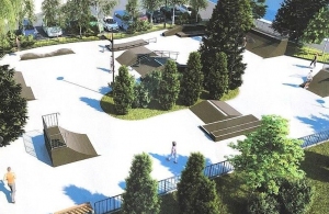 Скейт-парк у Житомирі. З'явились перші зображення майданчику. ФОТО