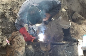 16 годин ремонту: у Житомирі вдалося ліквідувати аварійну ситуацію на газопроводі. ФОТО