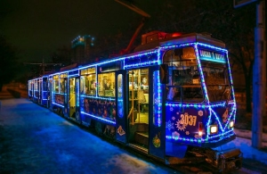 25 грудня музичний трамвай привітає житомирян з Різдвом: графік руху