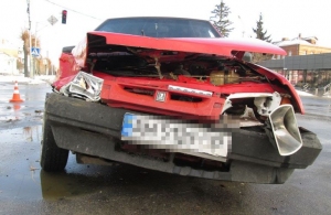 ДТП на Житомирщині: ВАЗ врізався в маршрутку з пасажирами