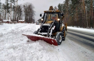 На Житомирську область знову обрушився снігопад: водіїв просять утриматися від поїздок