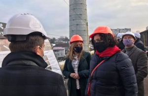 Посол Великобританії відвідала Житомир і оглянула будівництво нової ТЕЦ. ФОТО