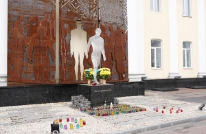 Суд обрав запобіжний захід житомирянину, який розбив пам'ятник Героям Небесної Сотні