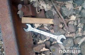 Збиралися підзаробити: на Житомирщині двоє чоловіків розбирали залізничні колії
