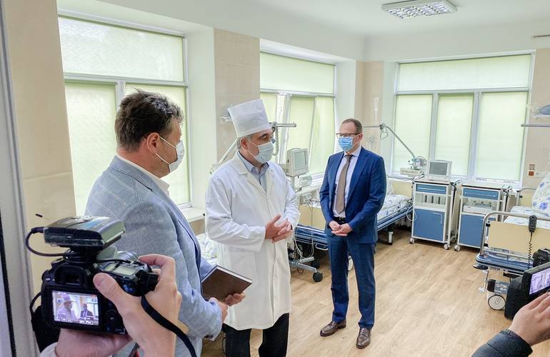 В Житомирской областной больнице открыли обновленное отделение нефрологии. ФОТО