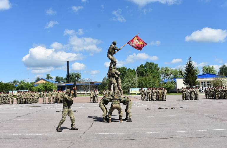 В столице украинского десанта отметили годовщину создания учебного центра ДШВ. ФОТО