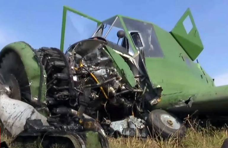 Пилот, который разбился возле Житомира, не имел разрешения на полеты. ВИДЕО