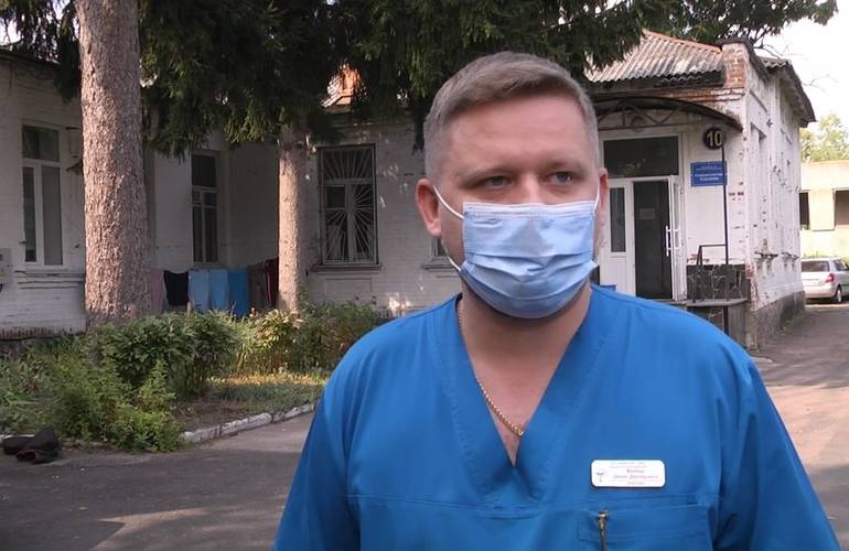 В Житомирской городской больнице №1 заканчиваются свободные койки для больных COVID-19