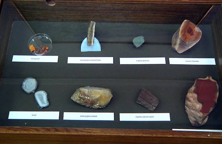 Декоративные камни и метеорит: в Житомирском краеведческом музее открыли новую выставку