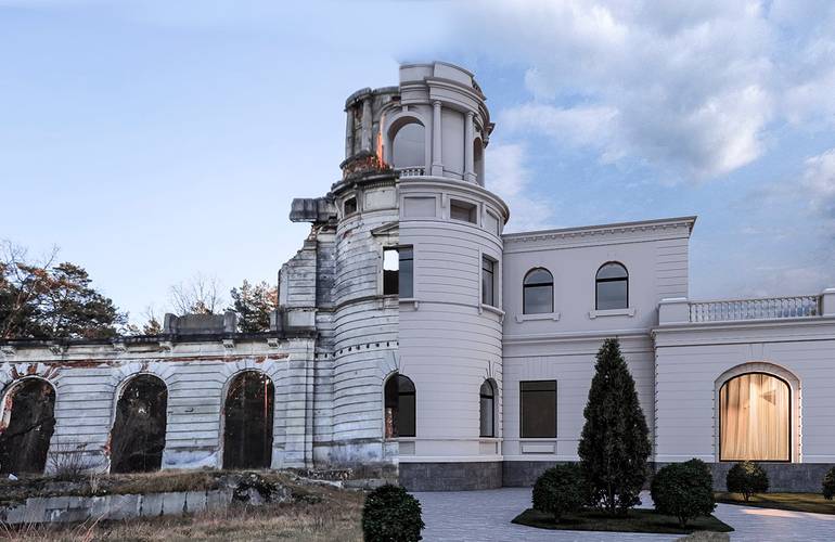 Архитектор показал, как разрушенный дворец Терещенко выглядел 100 лет назад. ФОТО