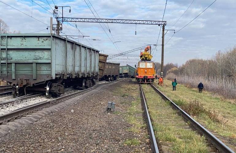 УЗ возобновила движение поездов по участку на Житомирщине, где произошла авария