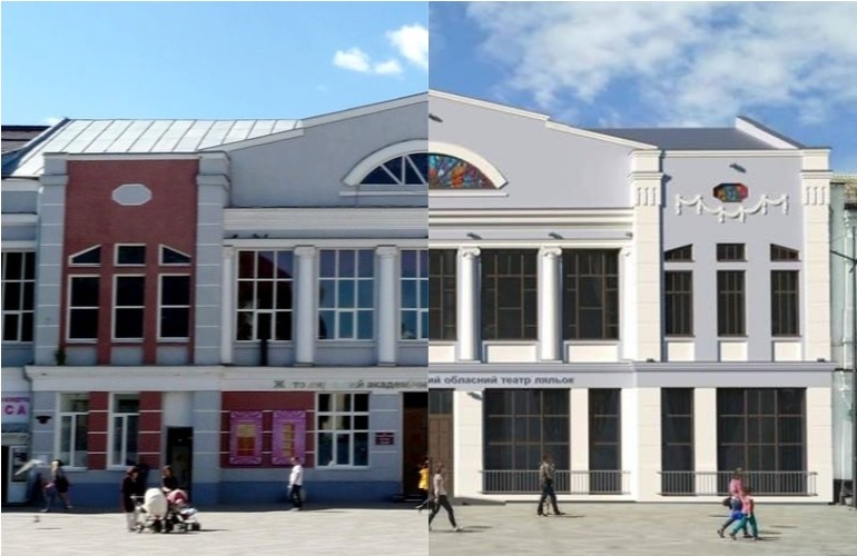 Реставрация театра кукол: стало известно, как будет выглядеть фасад здания. ФОТО
