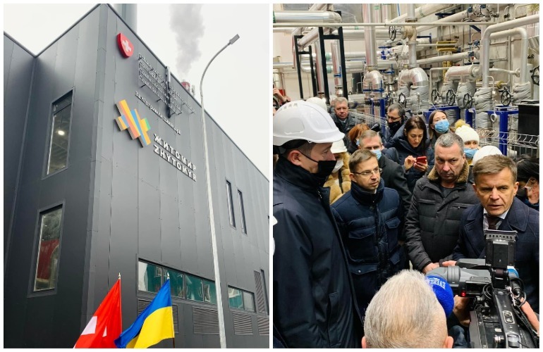 В Житомире открыли современную ТЭЦ, работающую на альтернативном топливе. ФОТО