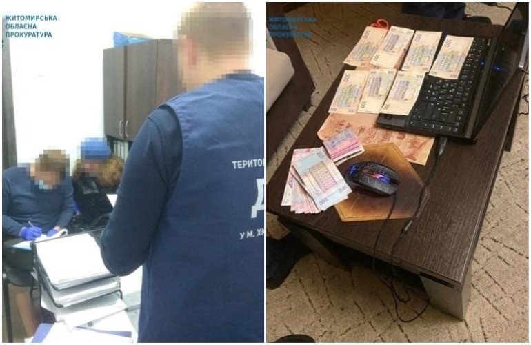 В Житомирской области налоговый инспектор погорел на взятке: обещал уменьшить размер штрафа