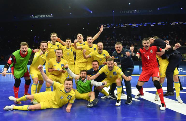 Украина-Россия: где смотреть полуфинал Евро-2022 по футзалу